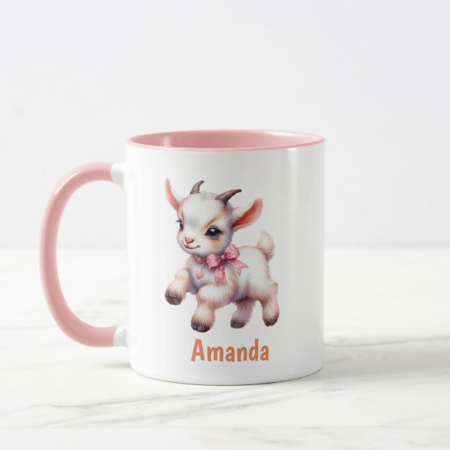 Custom kid's mug with animal design (Left)