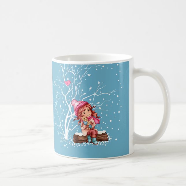 Custom Kid's Name Fun Christmas Gift Coffee Mug (Right)