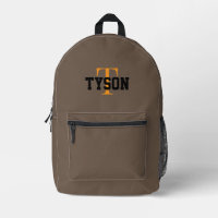 custom kids or teen name mocha mousse brown 