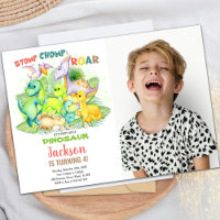 Custom Kids Prehistoric Party Invite