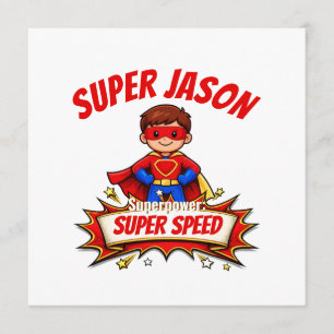 Custom Kids Superhero Name Programme