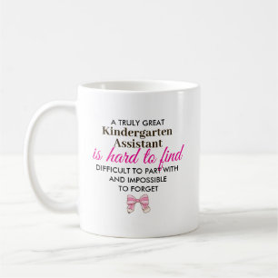 Custom Kindergarten Assistant Appreciation Coffee Mug