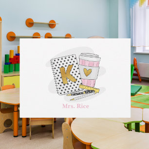 Custom Kindergarten Teacher School Card
