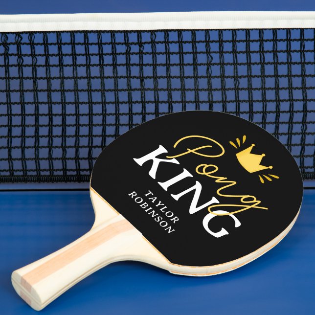 Custom King of Ping Pong Paddle (Insitu)