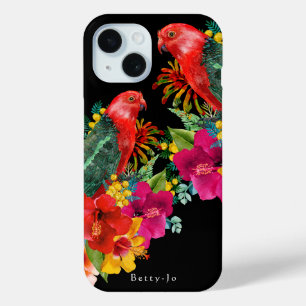 Custom King Parrot Tropical iPhone 15 Case