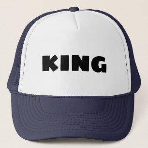 Custom King text name Caps Hats Cool Trucker