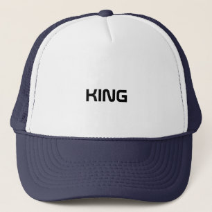 Custom King text name Caps Hats Cool Trucker