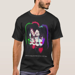 Custom KISS Airbrush Rock Band T-Shirt