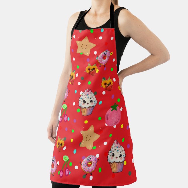 Custom Kitchen All-Over Print Apron (Insitu)