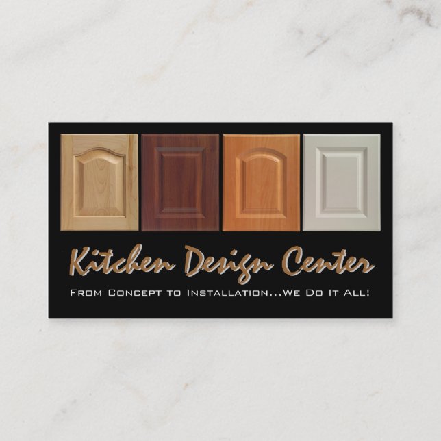 Custom Kitchen Business Card (Front)