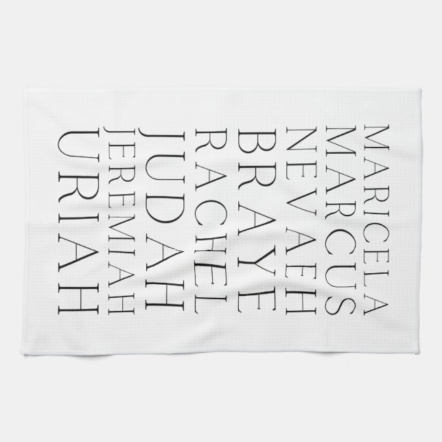 Custom kitchen towel (Horizontal)