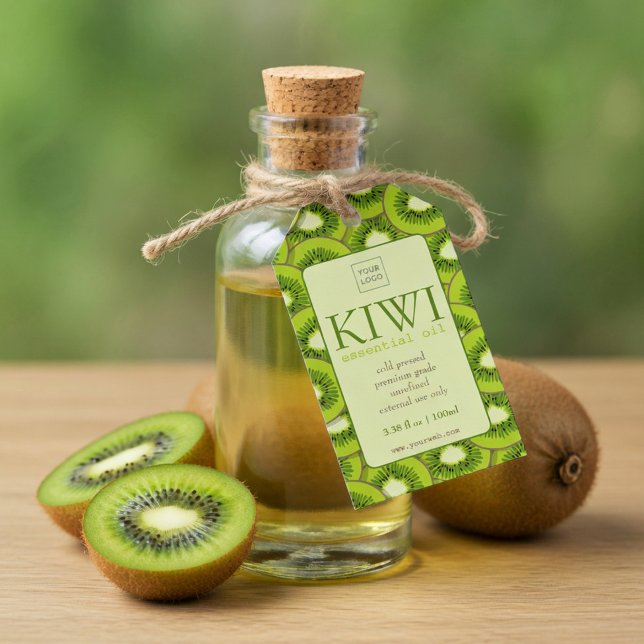 Custom Kiwi Essential Oil Label (Creator Uploaded)