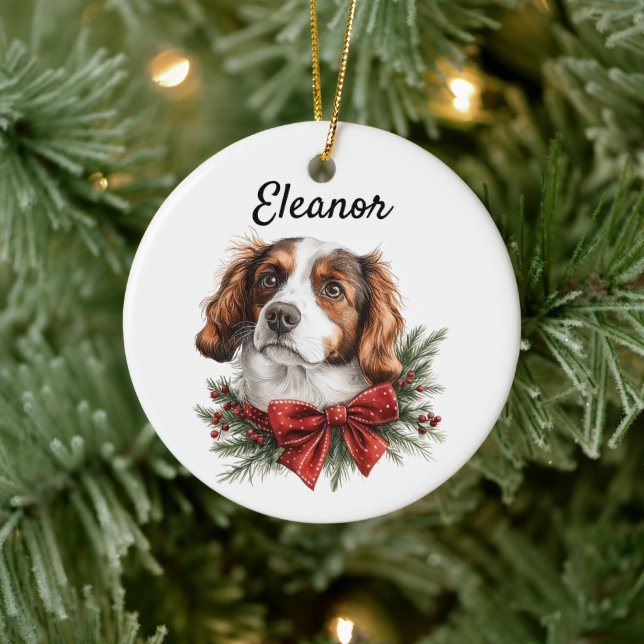 Custom Kooikerhondje Pet Ceramic Tree Decoration (Tree)