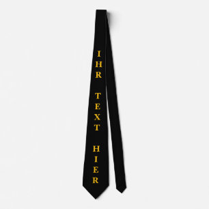 Custom Krawatte Mit Text Tie