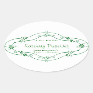 Custom Label for Jam Jelly Preserves Baking