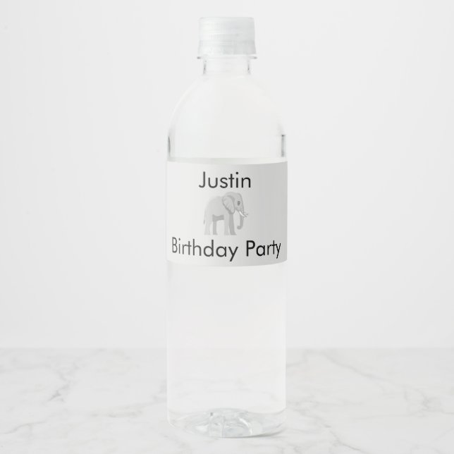 Custom label for water bottle for anniv (Front)