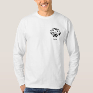 Custom Labrador Dog Personalised Drawing T-Shirt