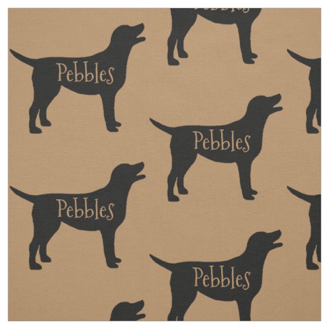 Custom Labrador Retriever Dog Fabric (Swatch)