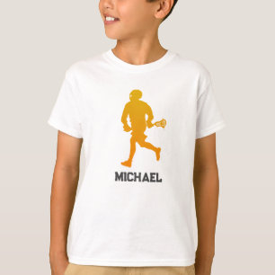 Custom Lacrosse Player Name T-Shirt