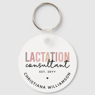 Custom Lactation Consultant Specialist IBCLC Key Ring