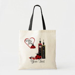 Custom Lady bug4 Tote Bag