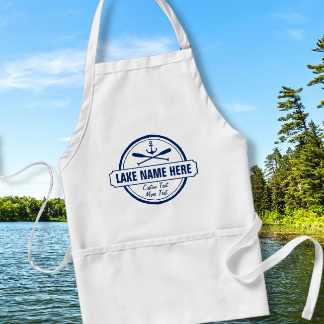 Custom Lake, Beach House & Boat Nautical Anchor Standard Apron (Creator Uploaded)
