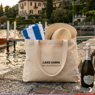 Custom Lake Como The Smith Weekend Personalised De Mini Tote Bag
