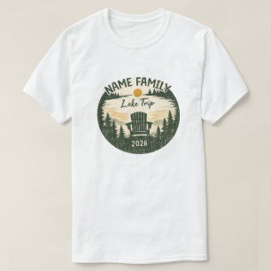 Custom Lake Getaway Family Shirts 