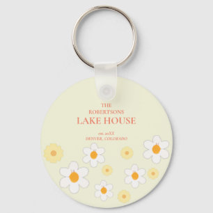 Custom Lake House Key Ring