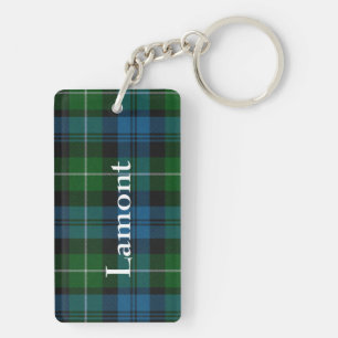 Custom Lamont Tartan Plaid Key Chain