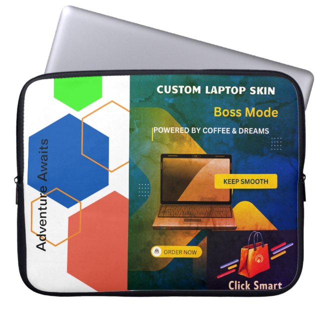 Custom Laptop Skins-Empower your Device Sleeve (Front)