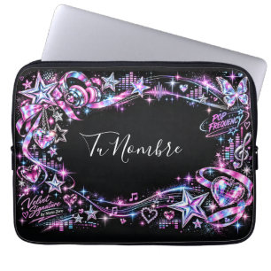 Custom laptop sleeve with name