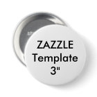 Custom Large 3" Round Button Pin
