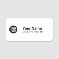 Custom Large Pin Name Tag or Magnetic with Logo