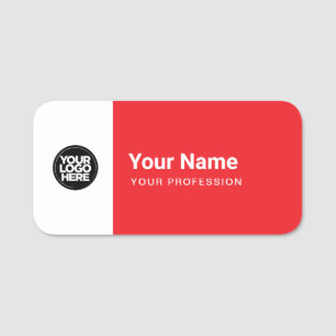 Custom Large Pin Name Tag or Magnetic with Logo