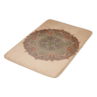 Custom Large Vintage Mosaic Bath Mat