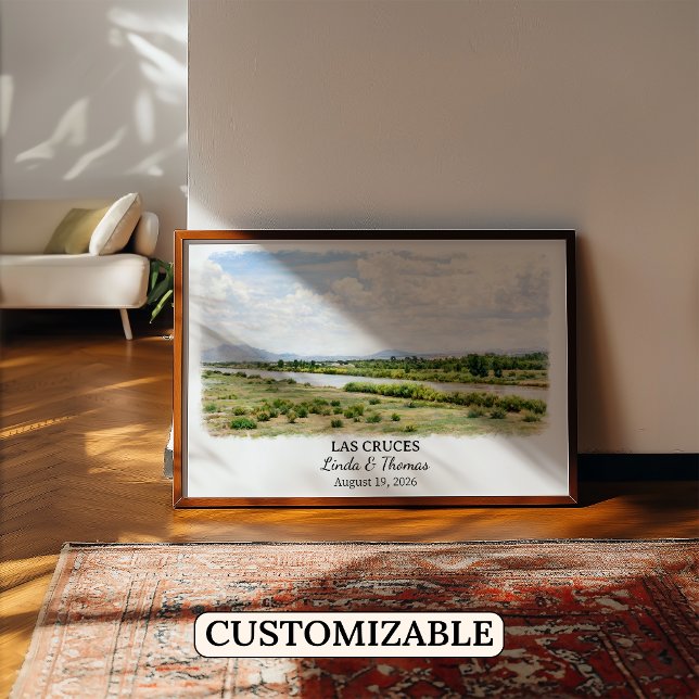 Custom Las Cruces Wall Art, New Mexico Poster (Creator Uploaded)