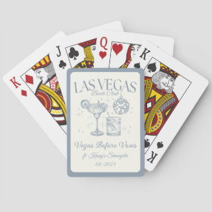 Custom Las Vegas Bachelorette Party Personalised Playing Cards