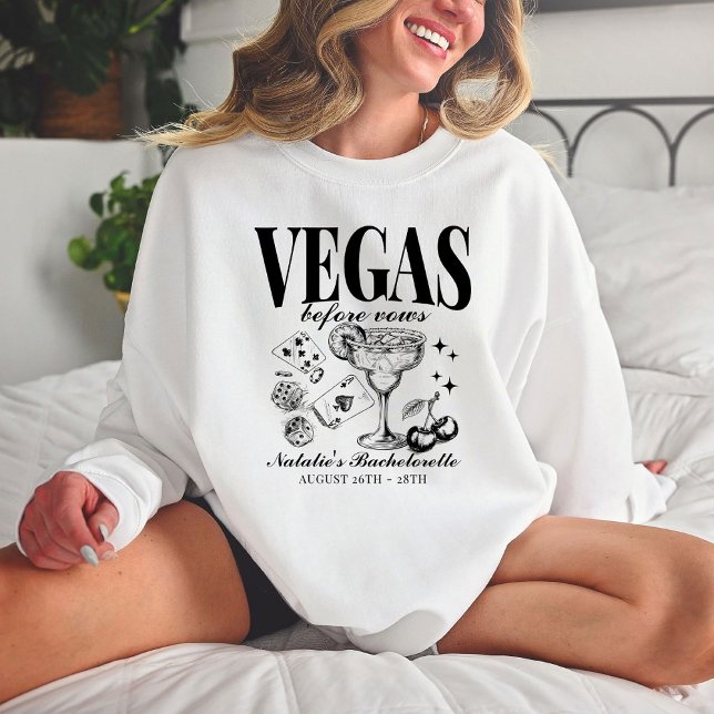 Custom Las Vegas Bachelorette Party Personalised Sweatshirt (Creator Uploaded)