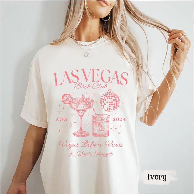 Custom Las Vegas Bachelorette Party Personalised T-Shirt (Creator Uploaded)