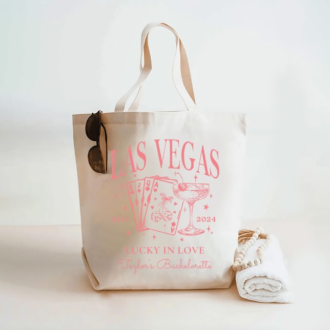 Custom Las Vegas Bachelorette Party Personalised Tote Bag (Creator Uploaded)