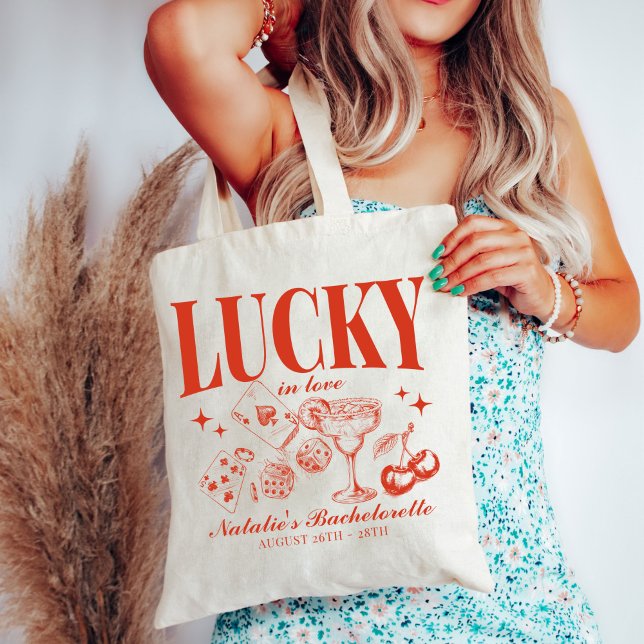Custom Las Vegas Bachelorette Party Personalised Tote Bag (Creator Uploaded)