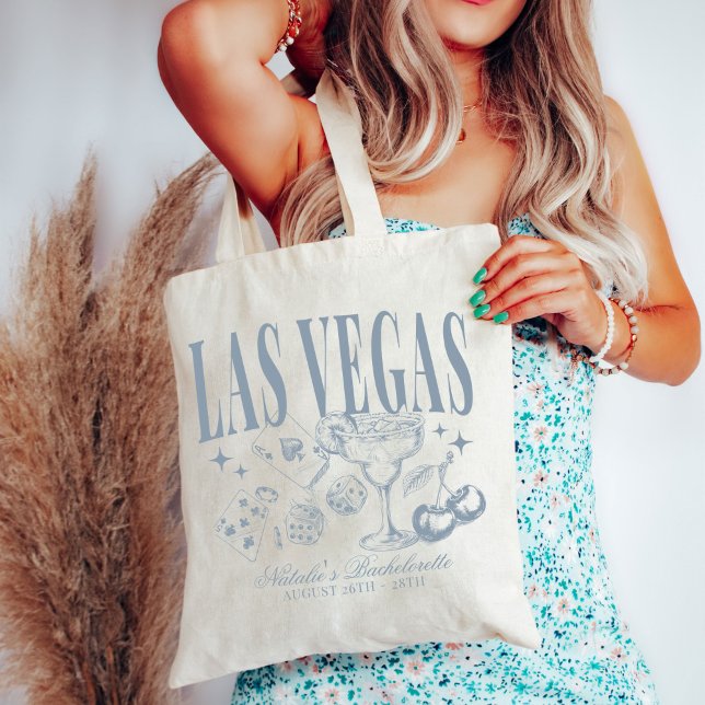 Custom Las Vegas Bachelorette Party Personalised Tote Bag (Creator Uploaded)