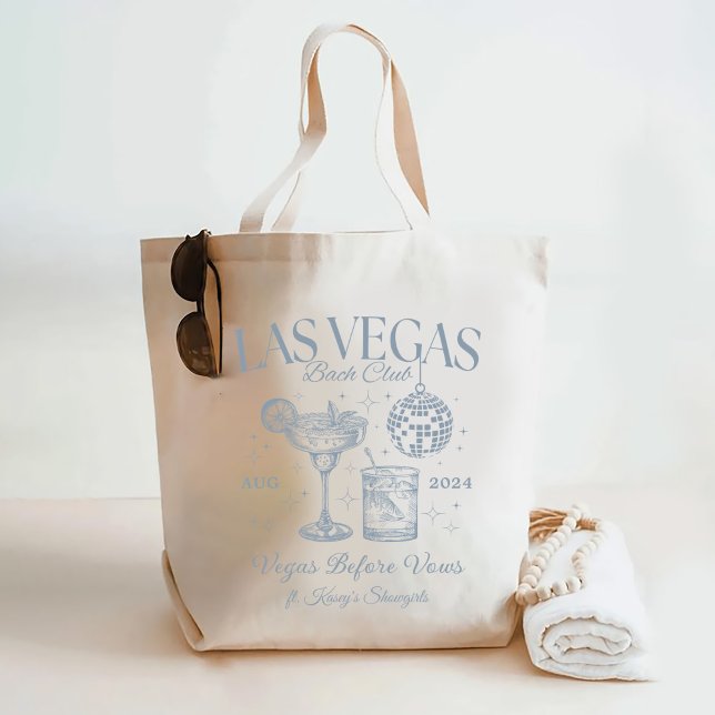 Custom Las Vegas Bachelorette Party Personalised Tote Bag (Creator Uploaded)
