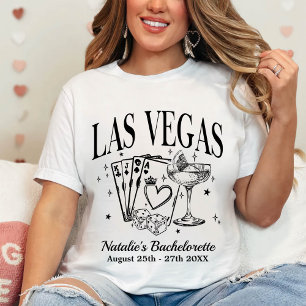 Custom Las Vegas Bachelorette Party Personalized T-Shirt