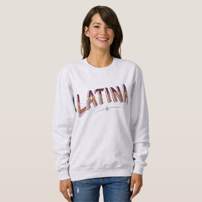 Custom Latina Graphic Tee - Bold Design (Front Full)