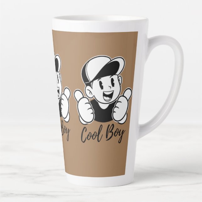 Custom Latte Mug Designs | Personalised Coffee Mug (Right)