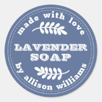 Custom Lavender Soap Blue
