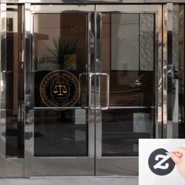 Custom Law Firm  (Office Door)
