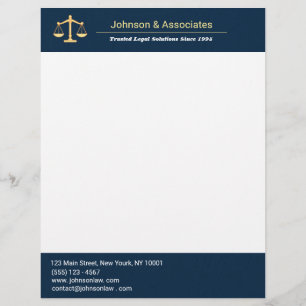 Custom Law Firm  Custom Letterhead